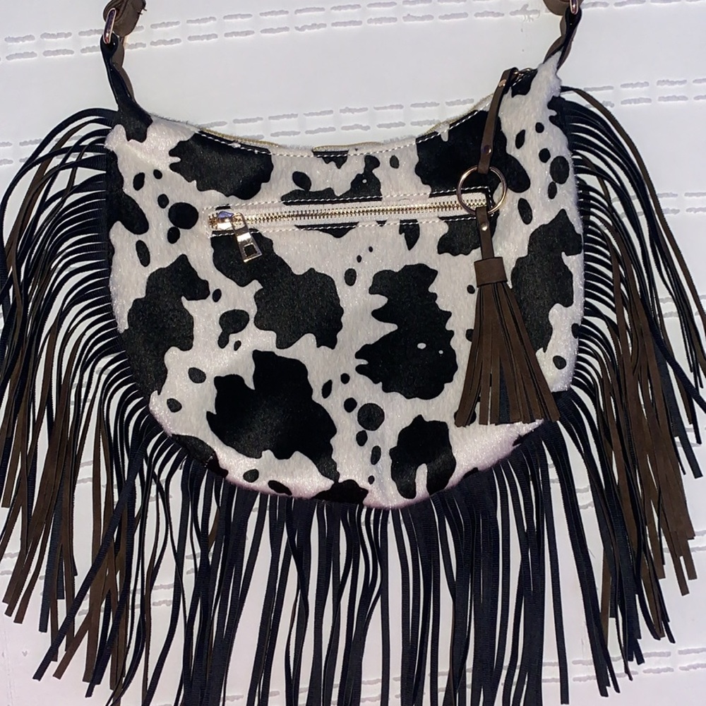 western fringe cowhide purse - Picture 5 of 16